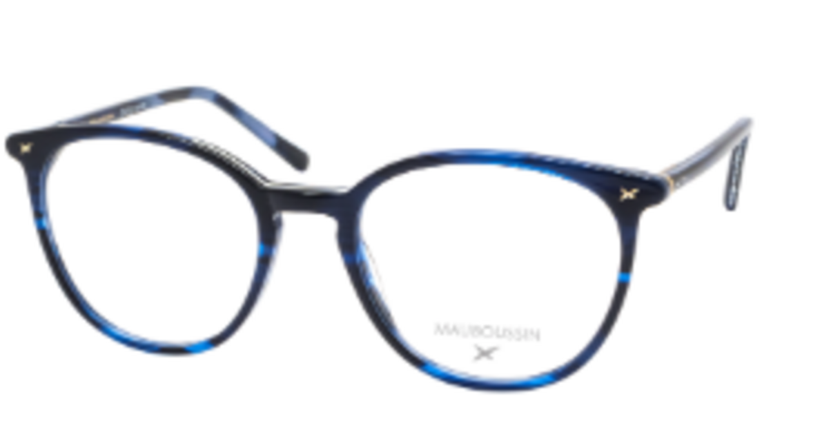 Lunette de vue Mauboussin MAU2103 04 HAVANE BLEU OR Lunettes de vue Mauboussin Hyper Lunettes